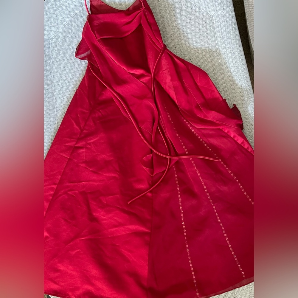 Elegant Red Kids Formal Dress